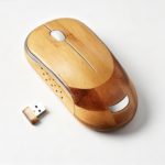 Creative Bamboo Wooden Wireless Office Mouse