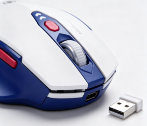Visible Battery Display Rechargeable Wireless Gaming Mouse - Image 3