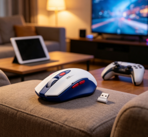 Visible Battery Display Rechargeable Wireless Gaming Mouse - Image 4
