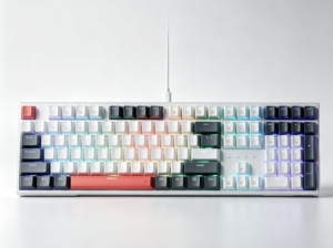 Crystal White RGB Gaming Keyboard