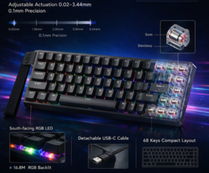 60% short Portable Mechanical Gaming Keyboard - Image 4