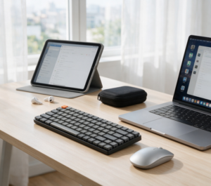 Ultra-Slim Wireless Portable Mechanical Keyboard - Image 4