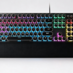 Retro Roundcap Typewriter Style Mechanical Gaming Keyboard