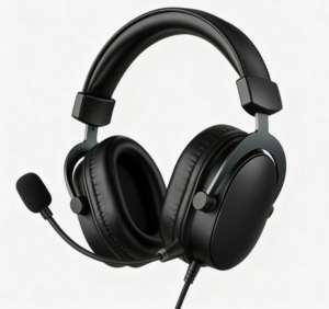 Wired Gaming Headset with 3.5mm and USB Dual Connectivity, 7.1 Surround Sound, Tuned 50mm Drivers, Detachable Mic