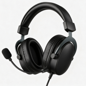 Wired Gaming Headset with 3.5mm and USB Dual Connectivity, 7.1 Surround Sound, Tuned 50mm Drivers, Detachable Mic