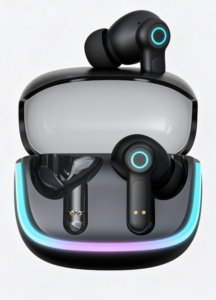 Wireless Earbuds with RGB LED Light - Image 2